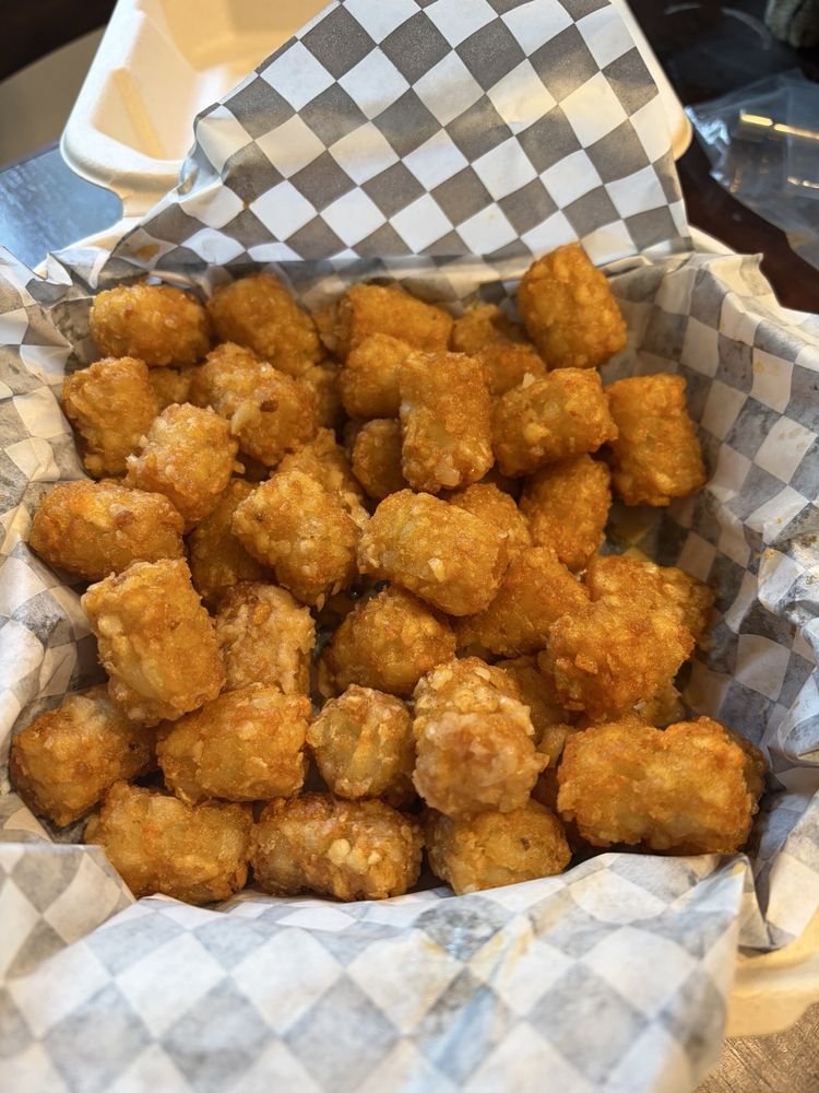 Garlic tots